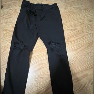 american eagle ripped leggings